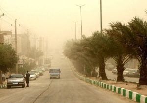 انسداد مسیر زابل – زاهدان در اثر طوفان
