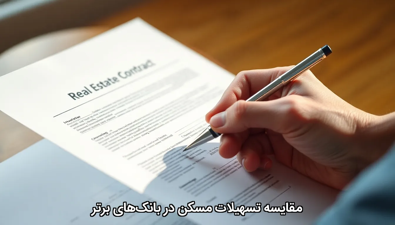 مقایسه تسهیلات مسکن در بانک‌های برتر