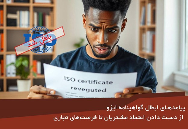 پیامدهای ابطال گواهینامه ایزو: از دست دادن اعتماد مشتریان و فرصت‌های تجاری