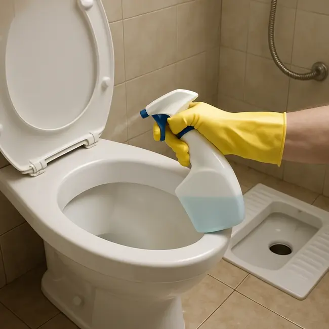 ضدعفونی خانه و سرویس بهداشتی