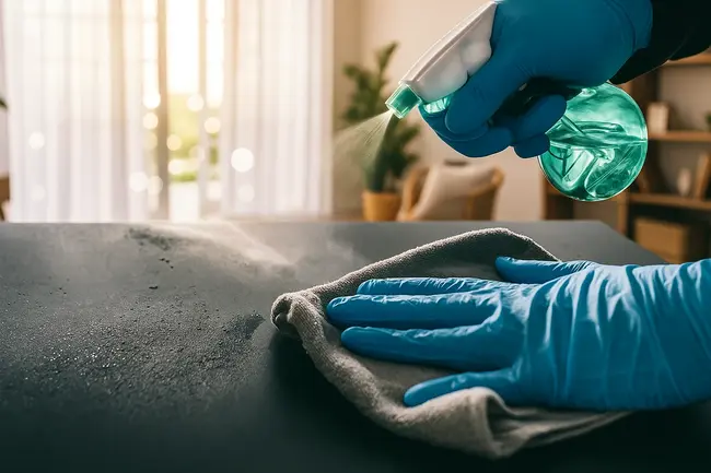 پاک کردن سطوح کثیف در پاکسازی خانه