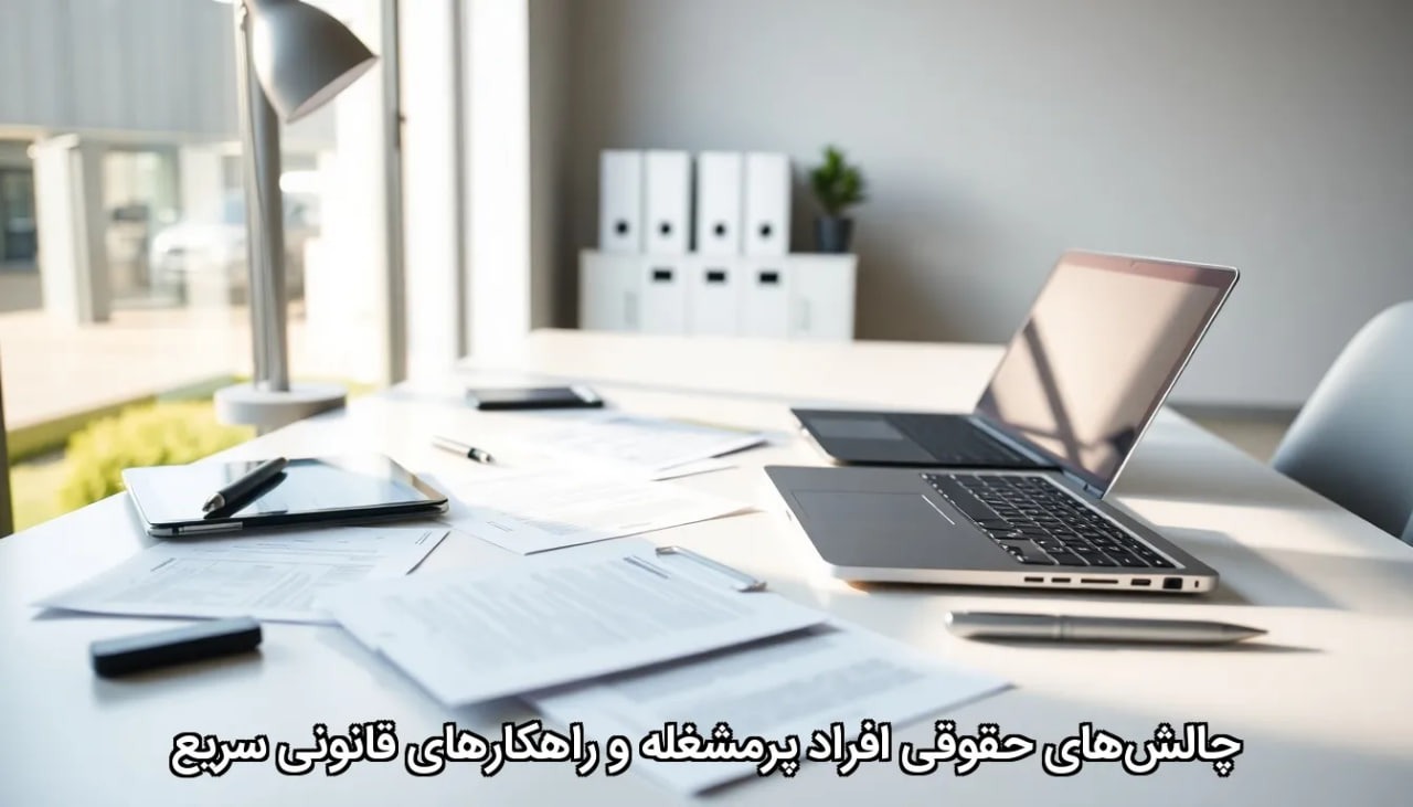 چالش‌های حقوقی افراد پرمشغله و راهکارهای قانونی سریع