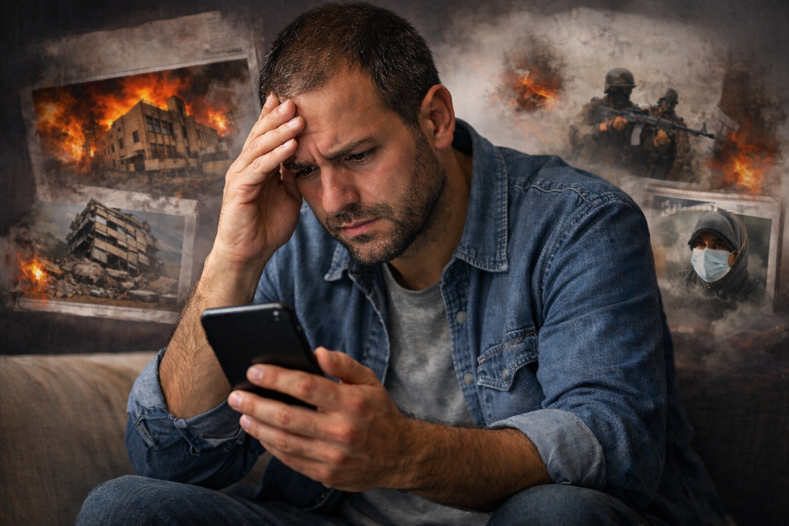 تأثیر اخبار منفی بر مغز ؛ چرا پیگیری مداوم خبرها باعث اضطراب می‌شود؟ - پاب  نرس