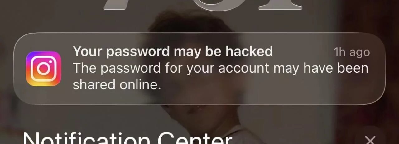 درخواست تغییر رمز اینستا