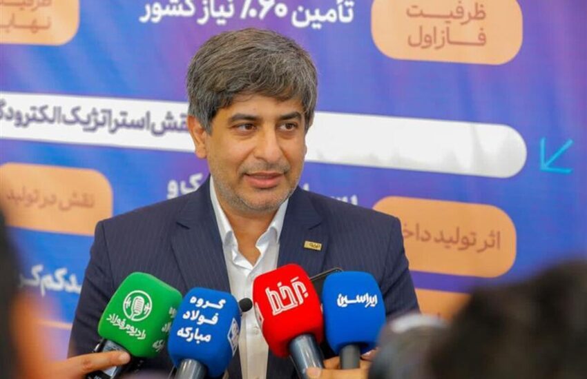 بهره‌برداری از نوین الکترود اردکان وابستگی استراتژیک فولاد کشور را قطع کرد