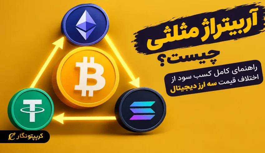 آربیتراژ مثلثی چیست؟ راهنمای کامل کسب سود از اختلاف قیمت سه ارز دیجیتال