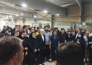افتتاح واحد تولید نخهای تخصصی با حضور معاون اول رئیس جمهور در قم