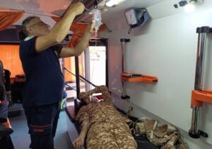 خدمت‌رسانی اورژانس تهران در رزمایش جان فدایان
