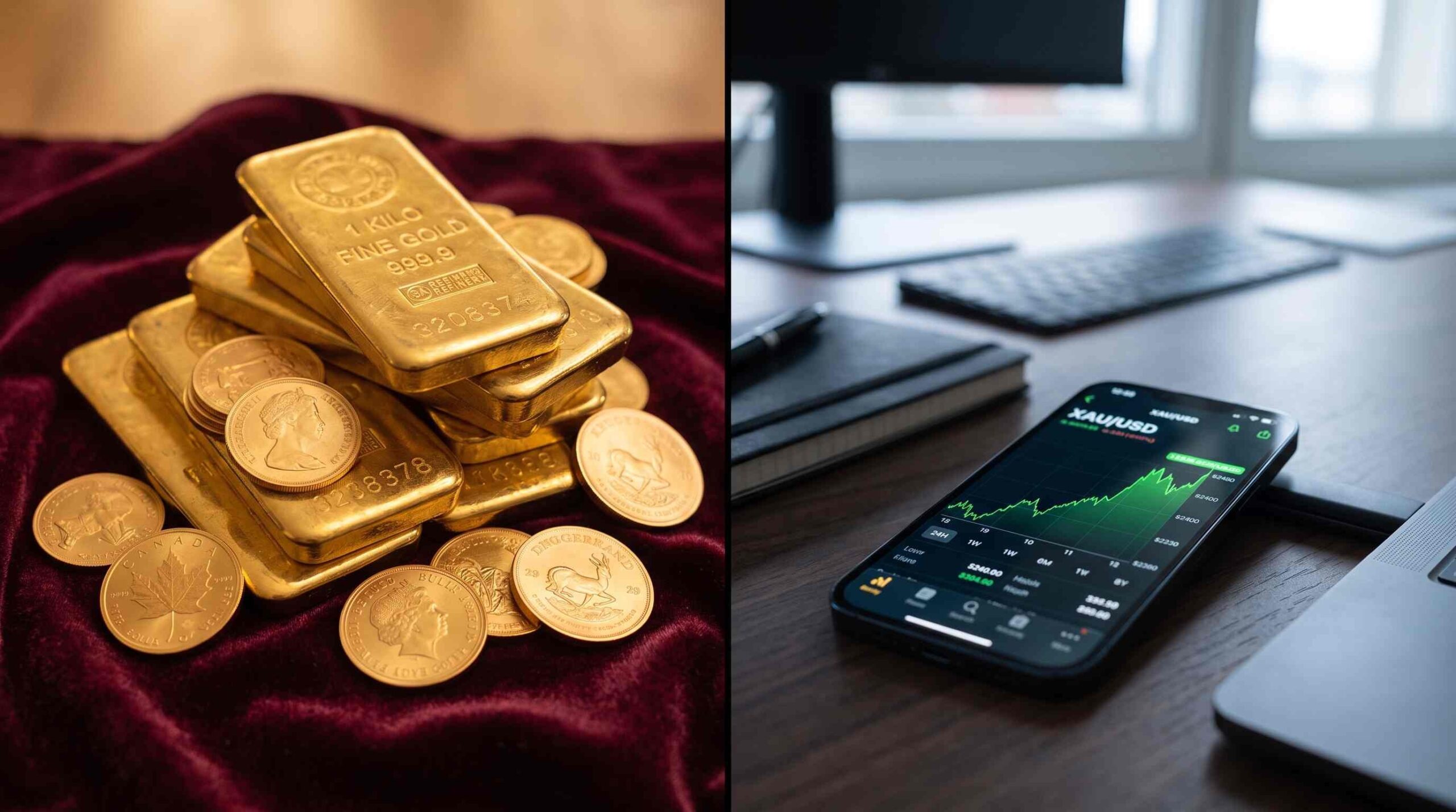 طلای فیزیکی یا صندوق طلا؛ کدام دردسر کمتری دارد؟